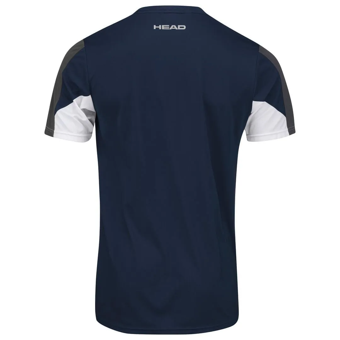 HEAD Club 22 Mens Tech Badminton T-Shirt - Dark Blue