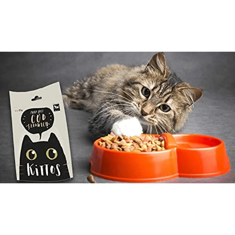 Kittos Purr Fect Sunfish Chicken and Twirls and Cod Sandwich Cat Treat Combo (3 3)