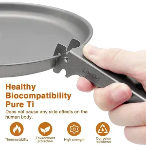 Lightweight Plate Clip Pure Ti Anti-scalding Multi-functional Pan Gripper Suitable for Various Shapes of Bowls and Plates
