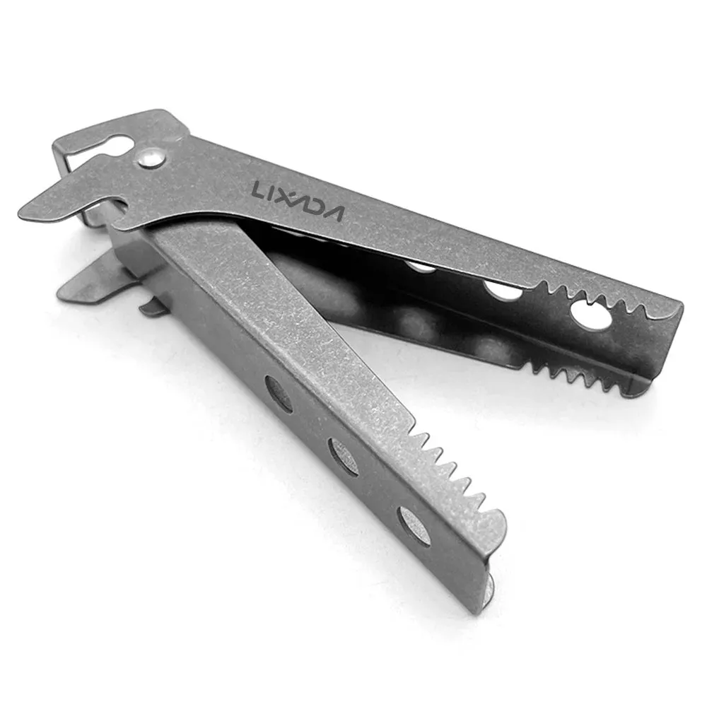 Lightweight Plate Clip Pure Ti Anti-scalding Multi-functional Pan Gripper Suitable for Various Shapes of Bowls and Plates