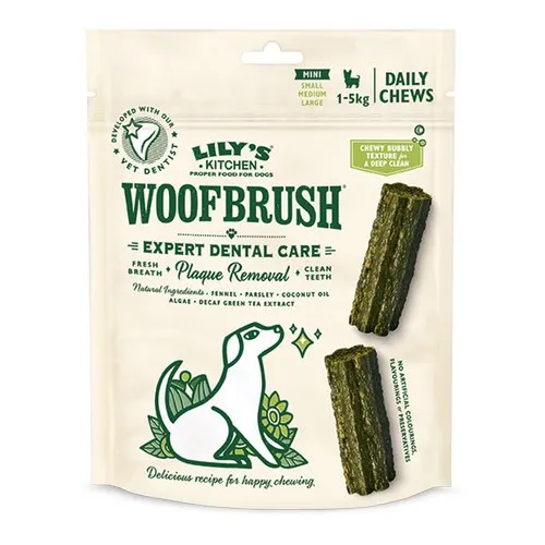 Lily's Kitchen Woofbrush Natural Dental Chews for Dogs