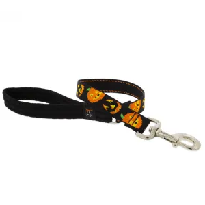 Lupine Dog Leash 1" Wide x 6' Long  Jack O' Lantern