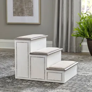 Magnolia Manor - Pet Steps - White