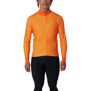 Men's Thermal Long Sleeve Vest | LOMBARD Tangerine