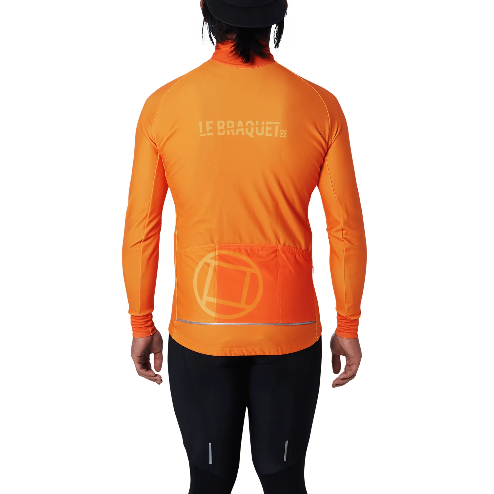 Men's Thermal Long Sleeve Vest | LOMBARD Tangerine