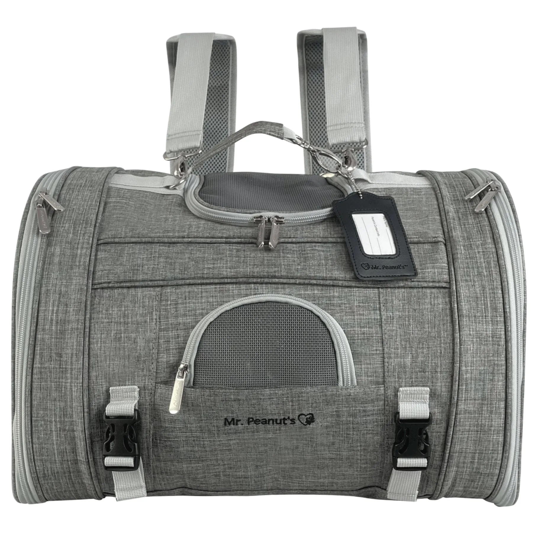 Mr. Peanut's Monterey Series Backpack Airline Compliant Pet Carrier - Newly Updated Model Now Available