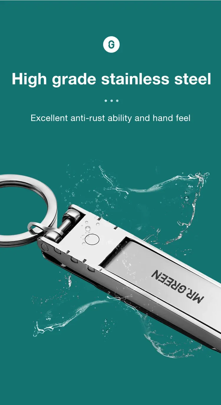 MR.GREEN Ultra-Thin Wide Jaw Travel Nail Clipper