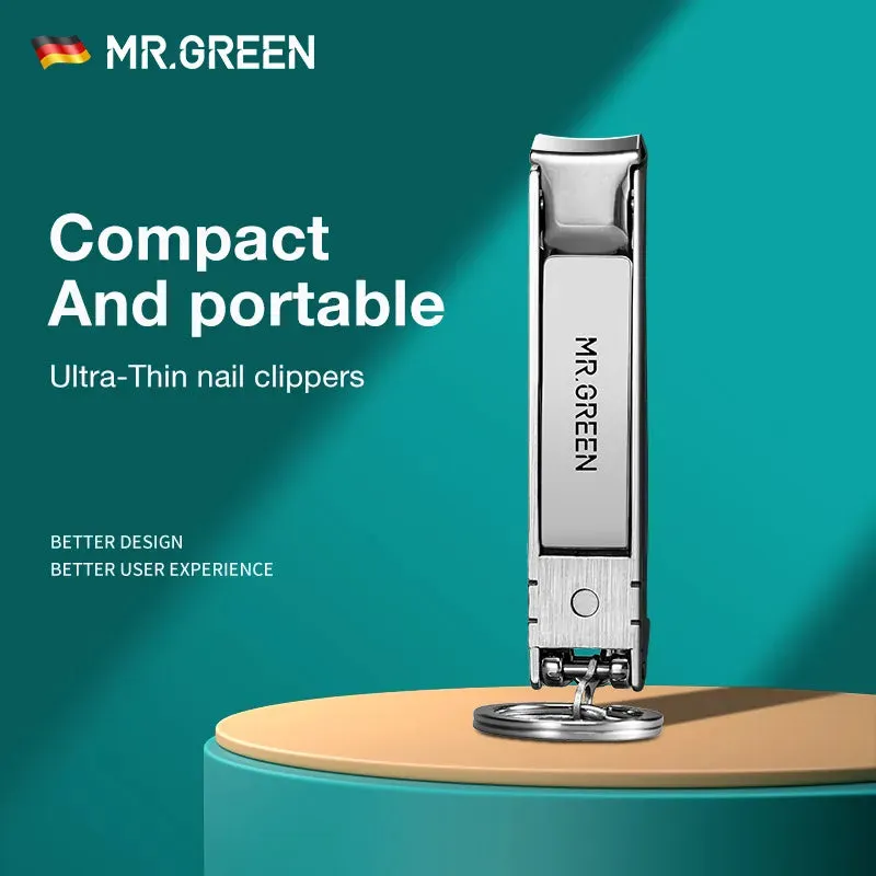 MR.GREEN Ultra-Thin Wide Jaw Travel Nail Clipper