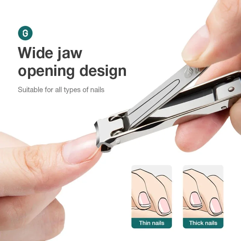 MR.GREEN Ultra-Thin Wide Jaw Travel Nail Clipper