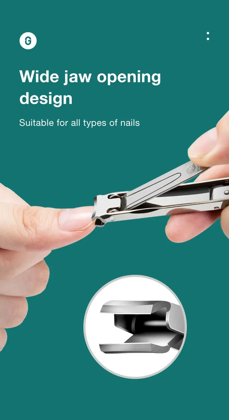 MR.GREEN Ultra-Thin Wide Jaw Travel Nail Clipper