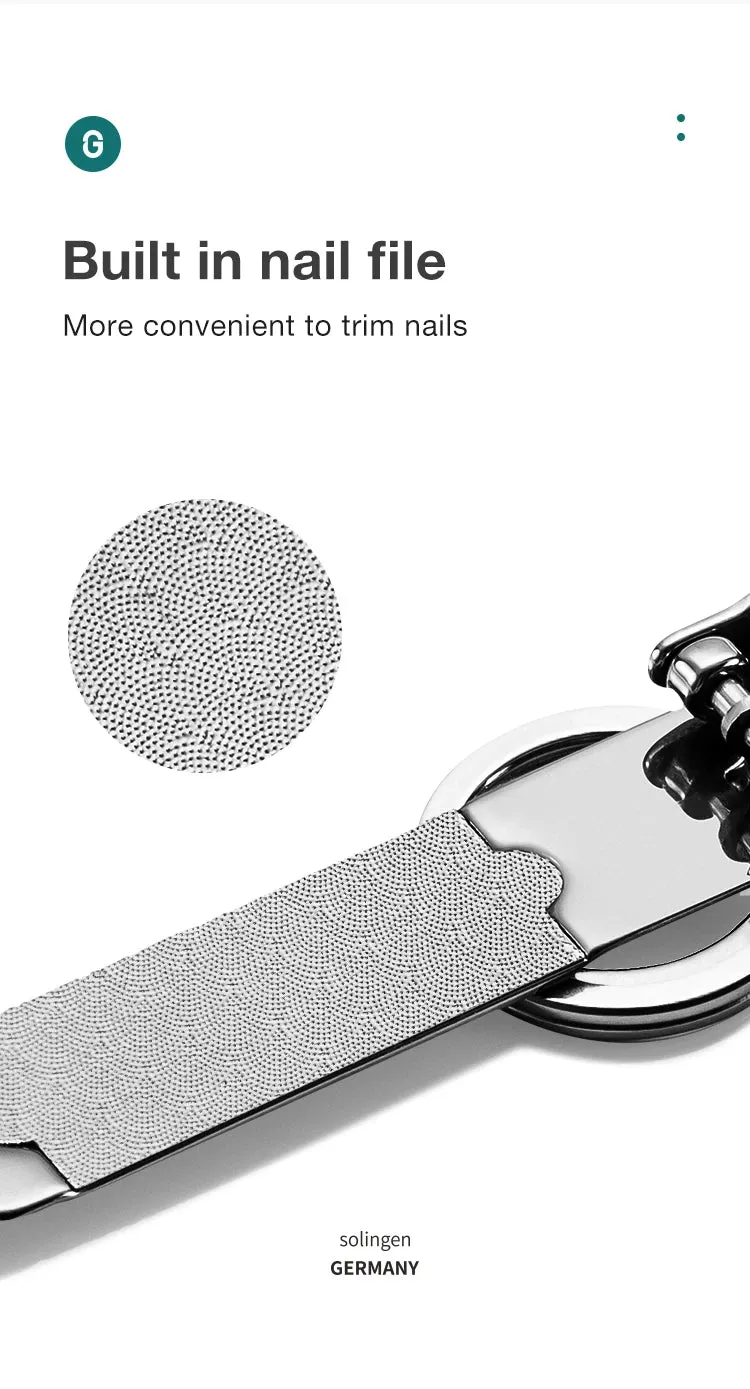 MR.GREEN Ultra-Thin Wide Jaw Travel Nail Clipper