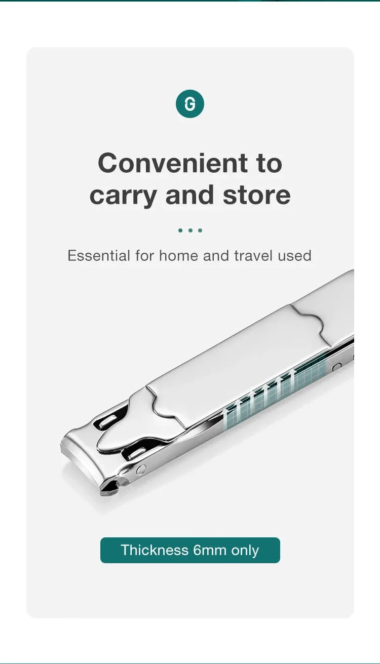 MR.GREEN Ultra-Thin Wide Jaw Travel Nail Clipper