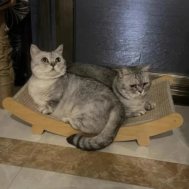 Multifunctional Cat Scratching Pad and Bed