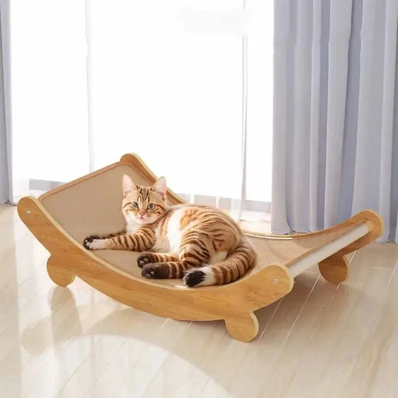 Multifunctional Cat Scratching Pad and Bed