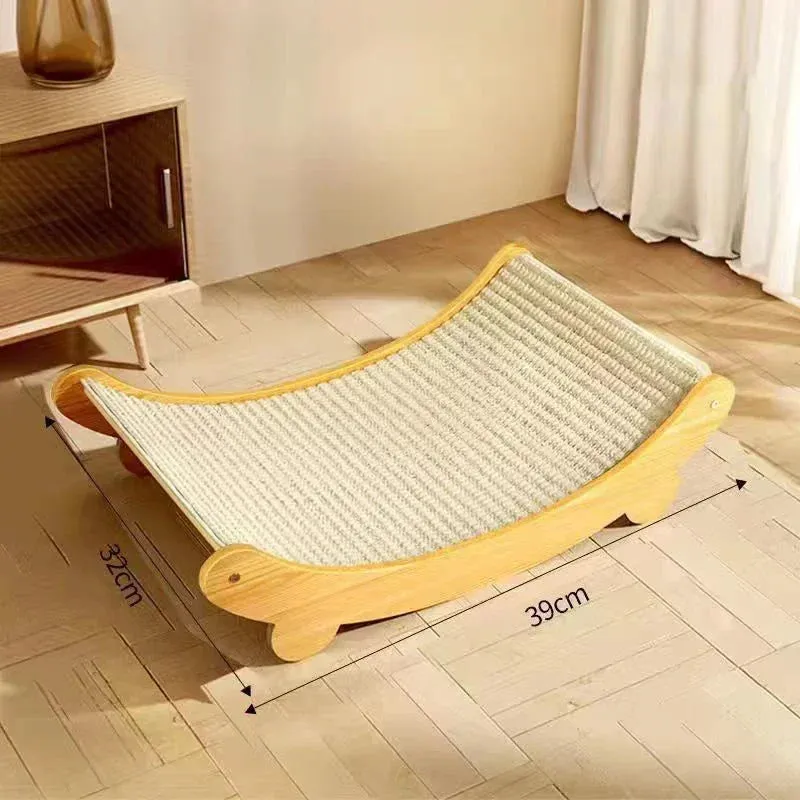 Multifunctional Cat Scratching Pad and Bed