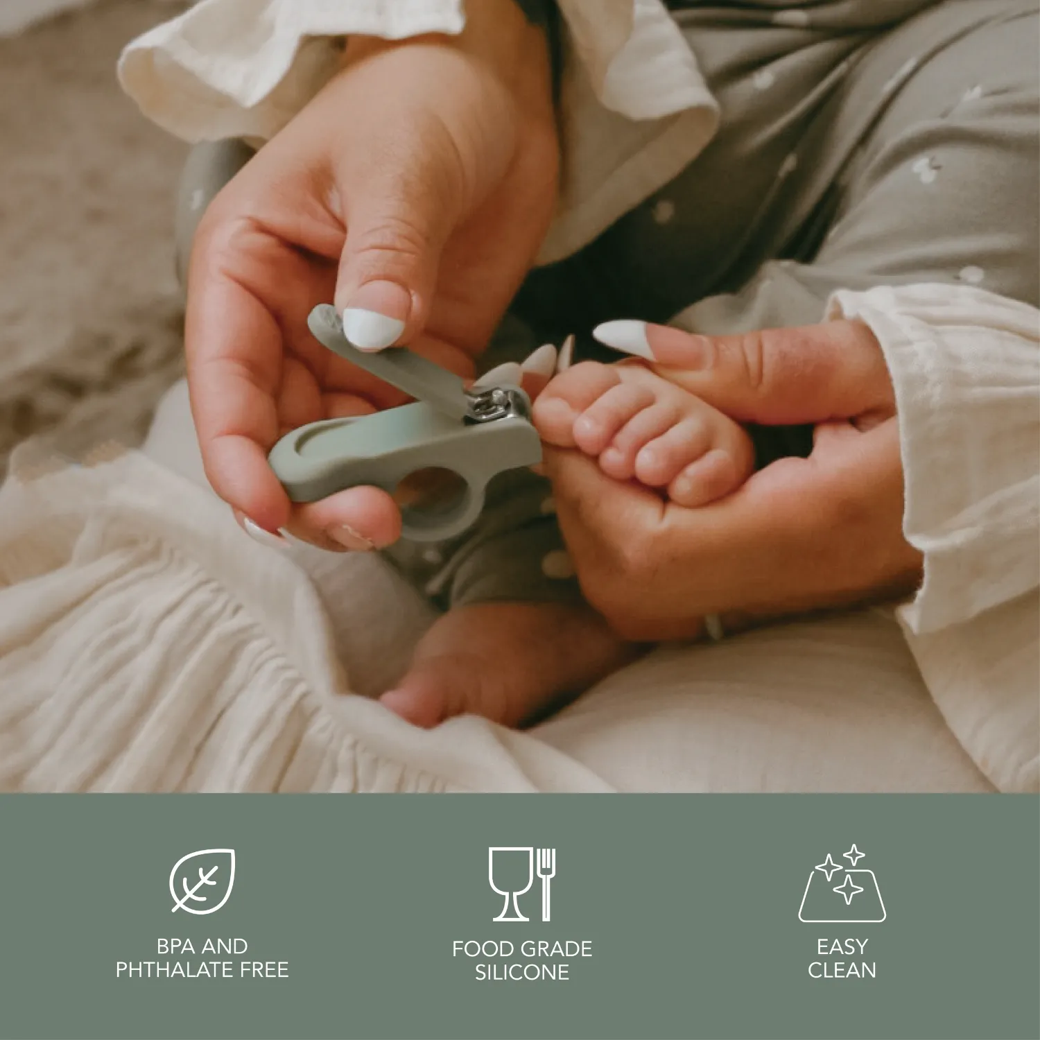 noüka Baby Nail Clipper Leaf