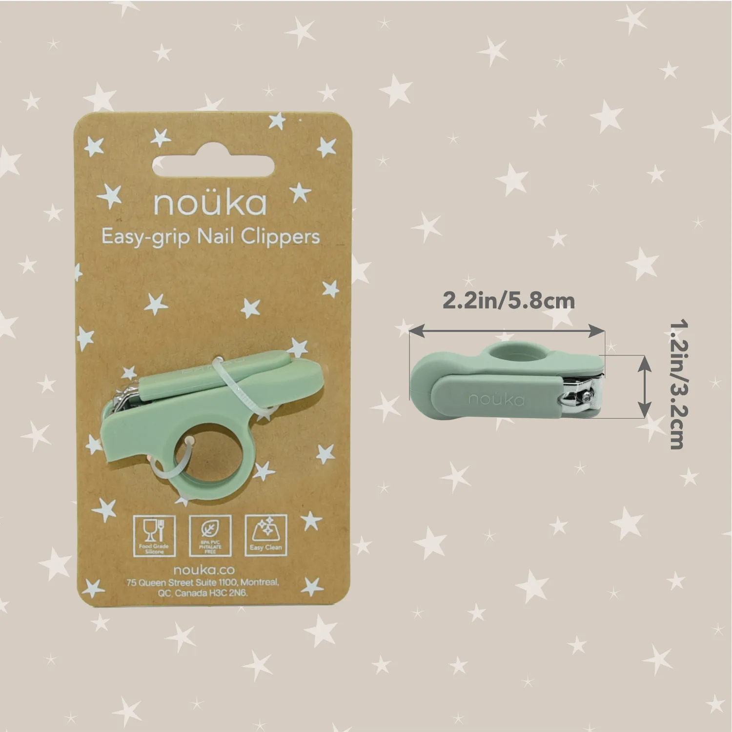 noüka Baby Nail Clipper Soft Blush
