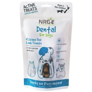 NRG  Dental NZ Grass Fed Lamb Adult Freeze-Dried Dog Treats 120g