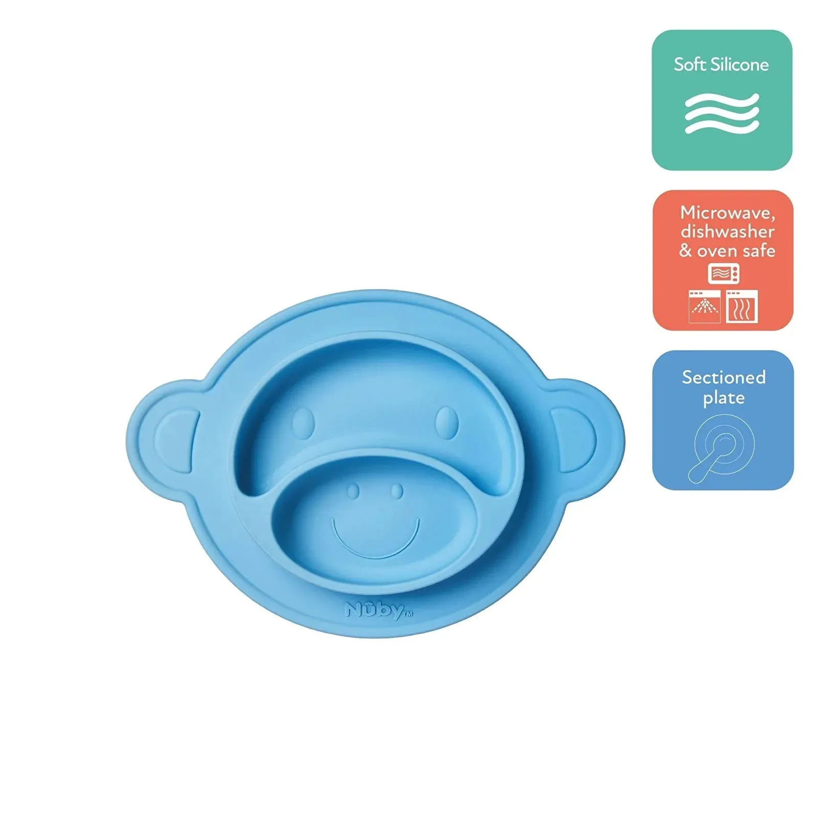 Nuby Silicone section plate mat