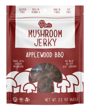 Pan's Mushroom Jerky - Applewood BBQ Pan's Mushroom Jerky