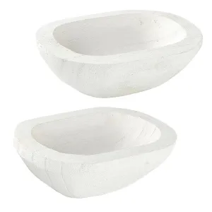 Paulo Wood Snack Bowls
