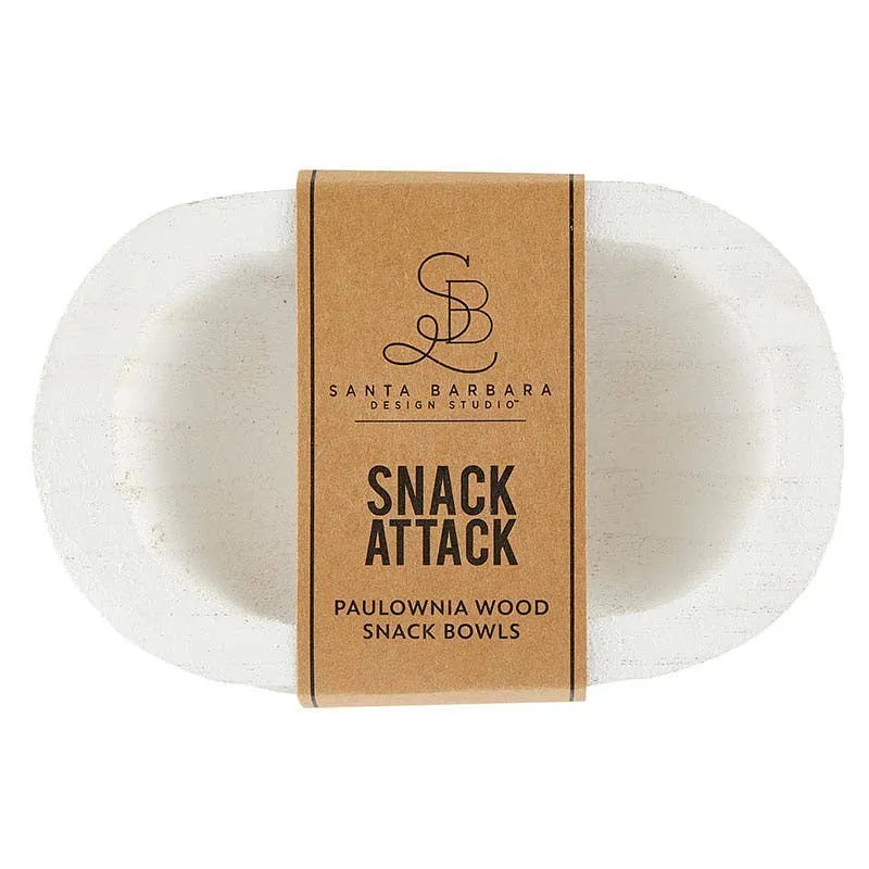 Paulo Wood Snack Bowls