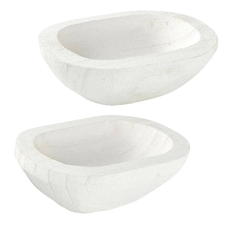 Paulo Wood Snack Bowls