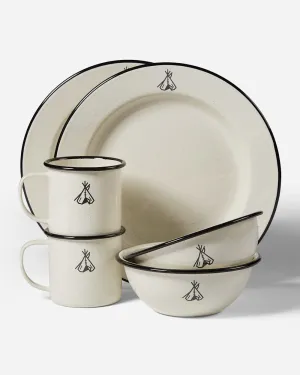 Pendleton Camp Enamelware Dishes