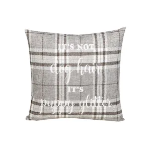 Pet Brands Tweedy Cushion With Quote Print