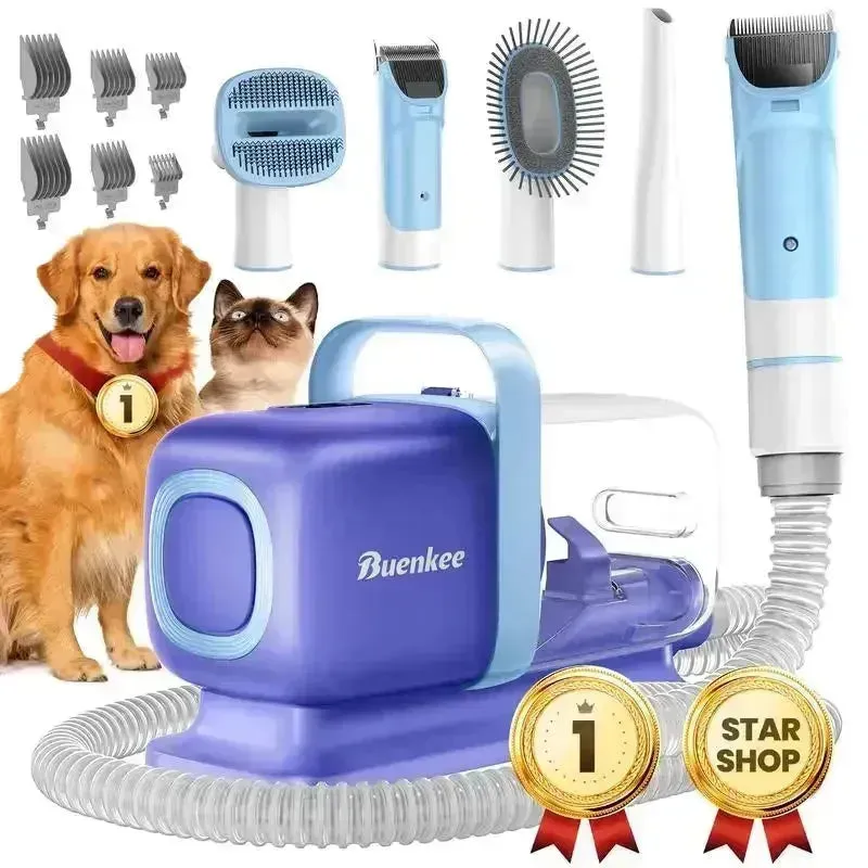 Pet Grooming Kit with Vacuum & Clipper
