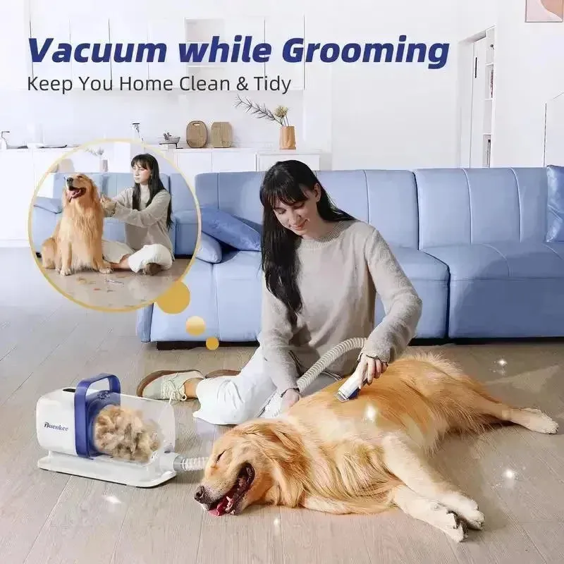 Pet Grooming Kit with Vacuum & Clipper