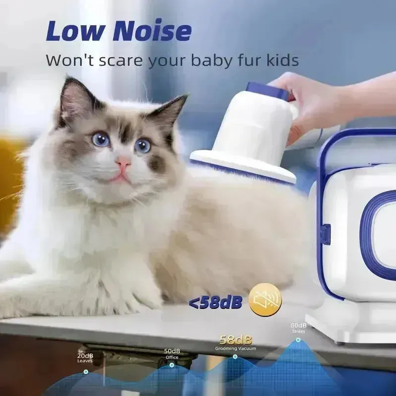 Pet Grooming Kit with Vacuum & Clipper
