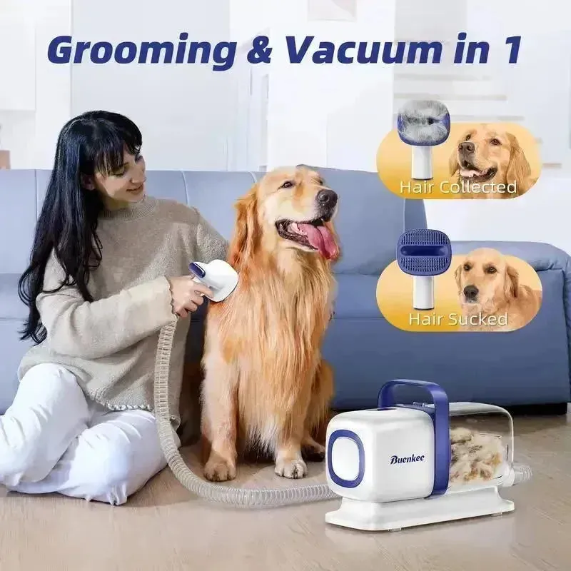 Pet Grooming Kit with Vacuum & Clipper