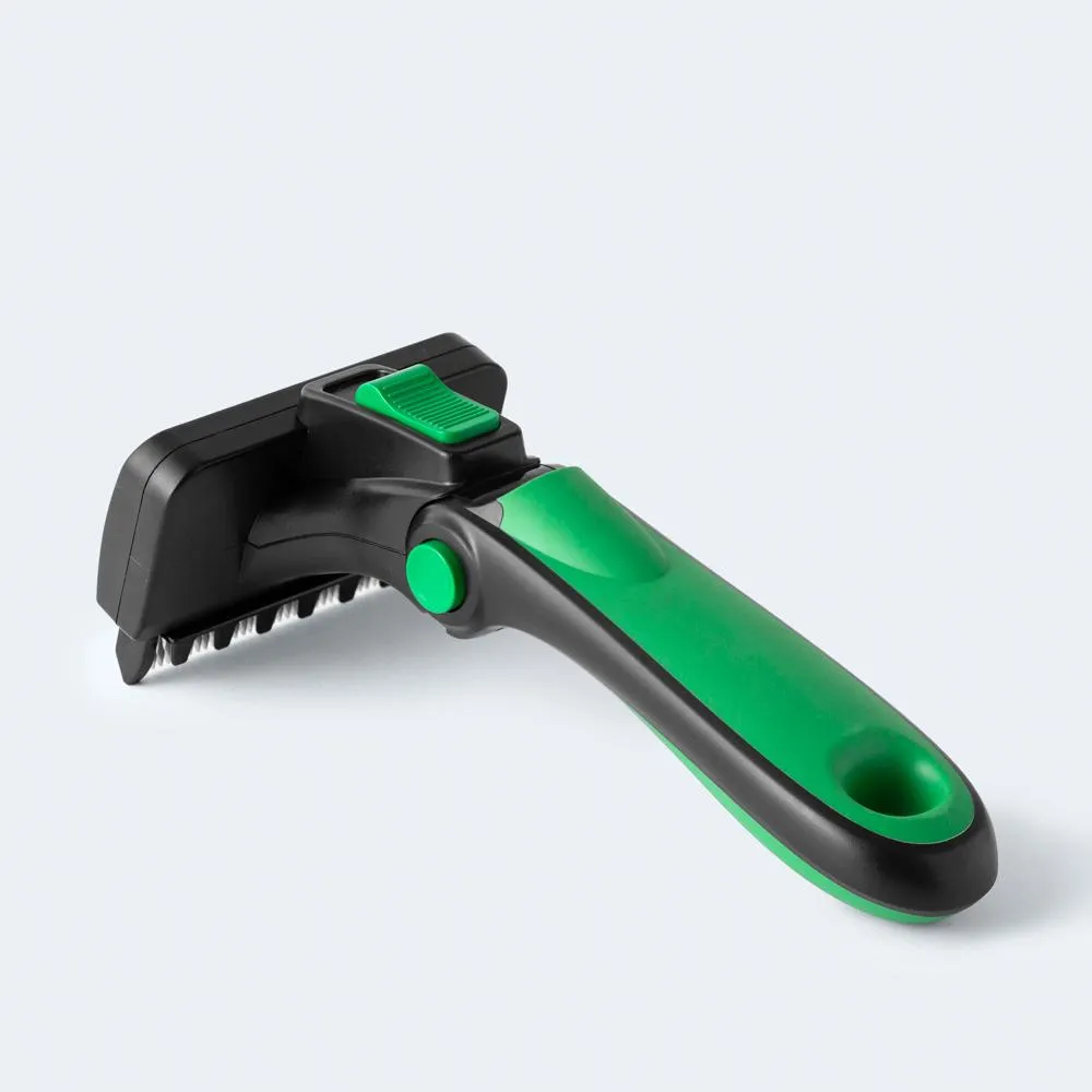 Refuresh Long Hair Dog Deshedding Tool Green Medium^^^