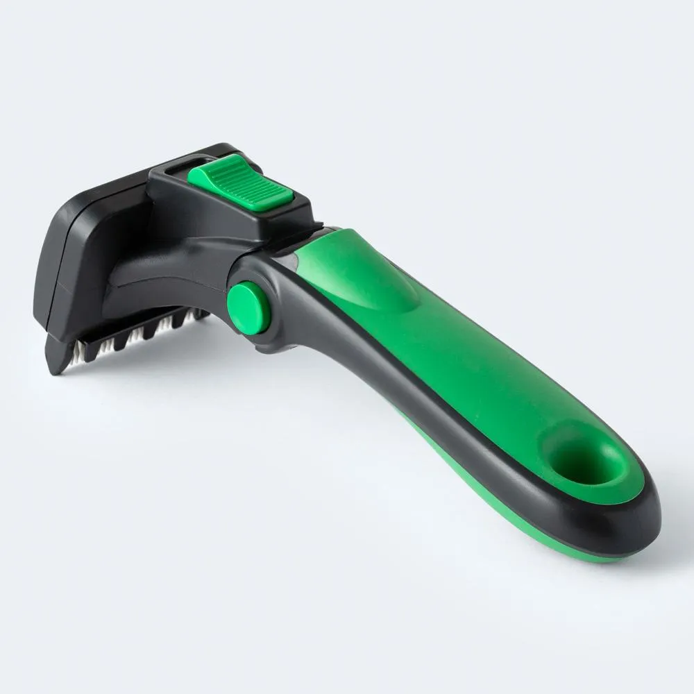 Refuresh Long Hair Dog Deshedding Tool Green Small^^^