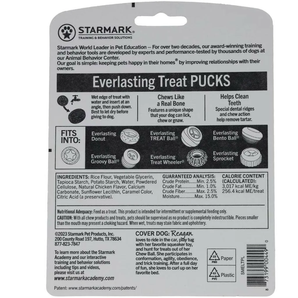Starmark Everlasting Treat PUCKS Chicken Flavor Dental Dog Chews