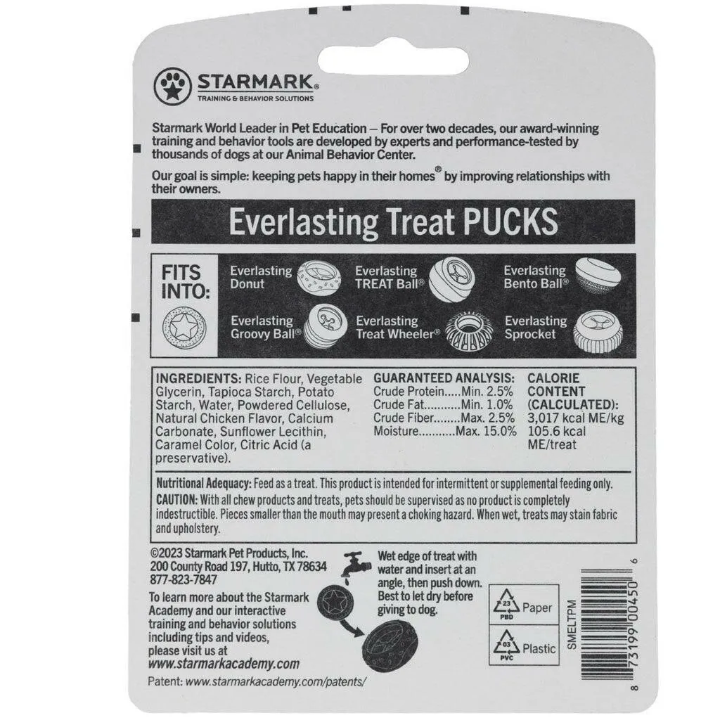 Starmark Everlasting Treat PUCKS Chicken Flavor Dental Dog Chews