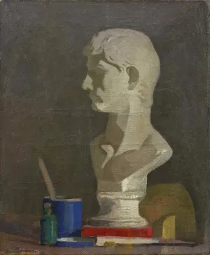 Still life with the Bust of plaster (Natura morta con il busto di gesso) - Art Prints