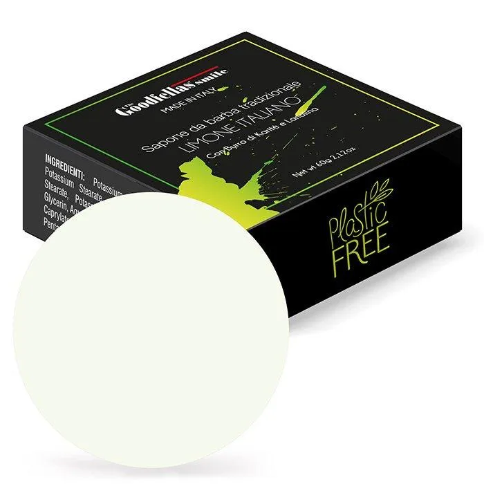 The Goodfellas' Smile - Lemon Hard Shaving Soap - 60g