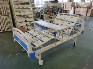 Two Cranks Hospital Beds With IV Pole