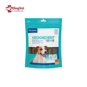 Virbac C.E.T Veggiedent Vegetable Chews Z-Shape Small (<10kg)