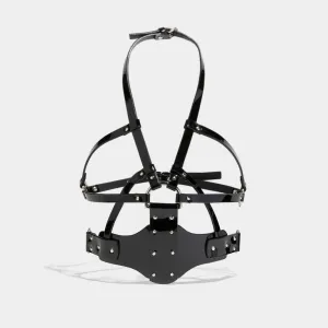 WEB BODY PIECE PATENT BLACK