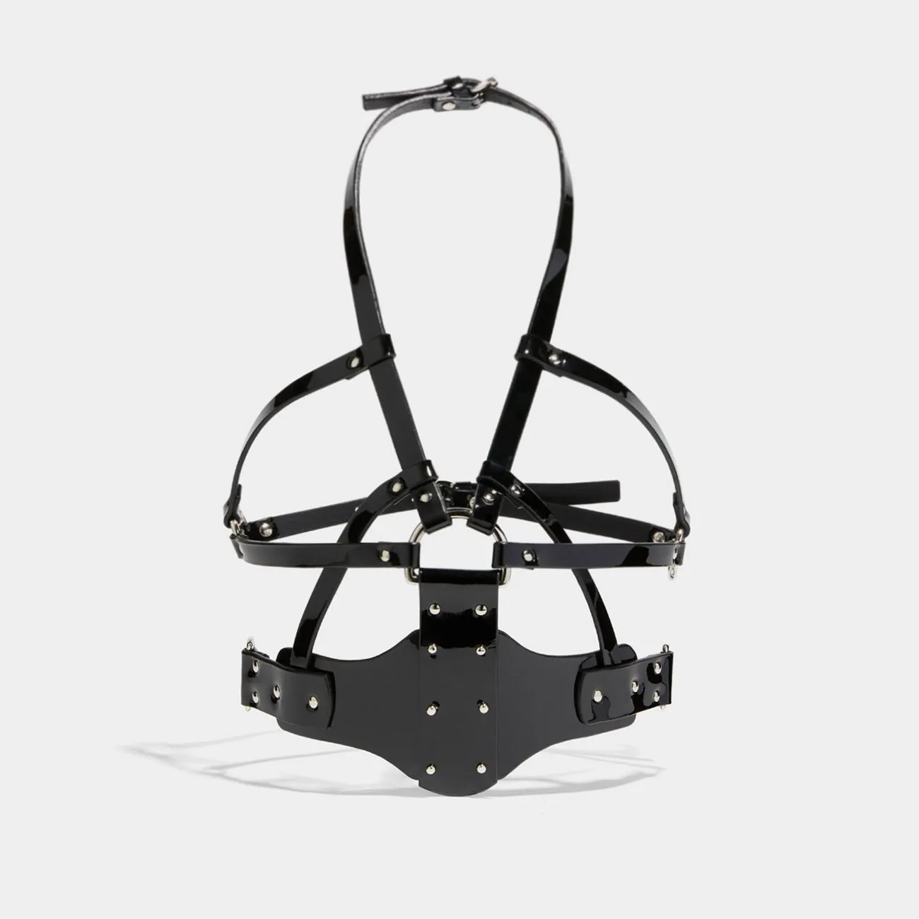 WEB BODY PIECE PATENT BLACK