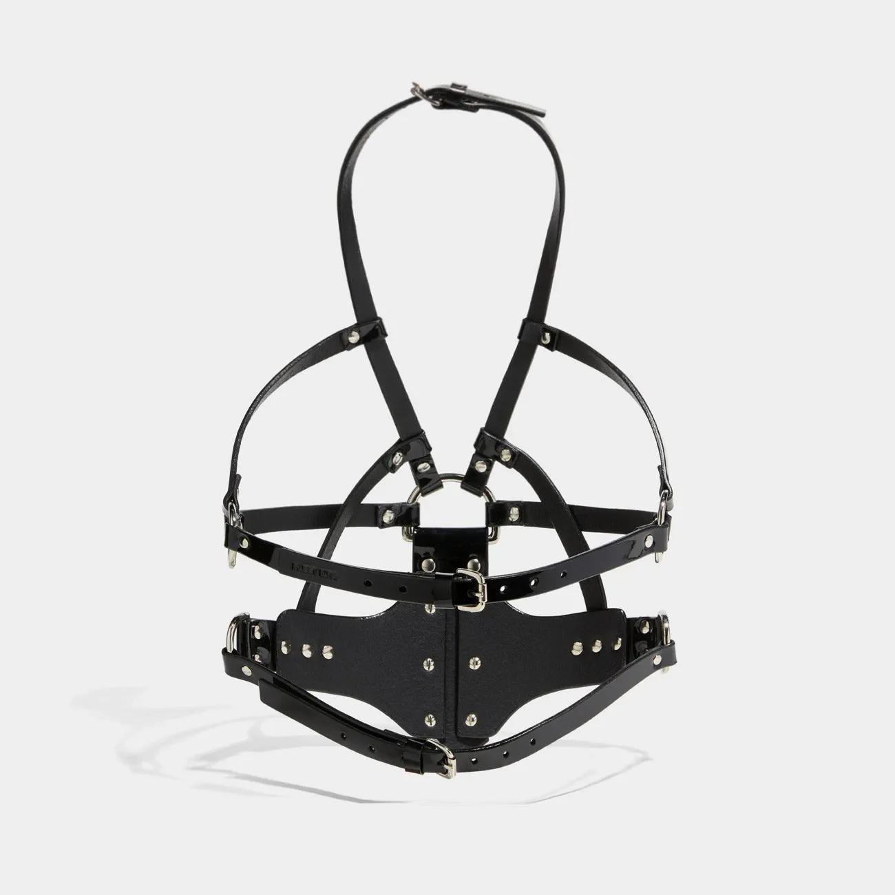 WEB BODY PIECE PATENT BLACK