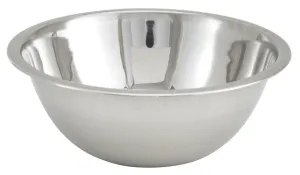 Winco MXBT-150Q Stainless Steel All Purpose Mixing Bowl 1 1/2 Quart Lightweight and Stackable | Denson CFE