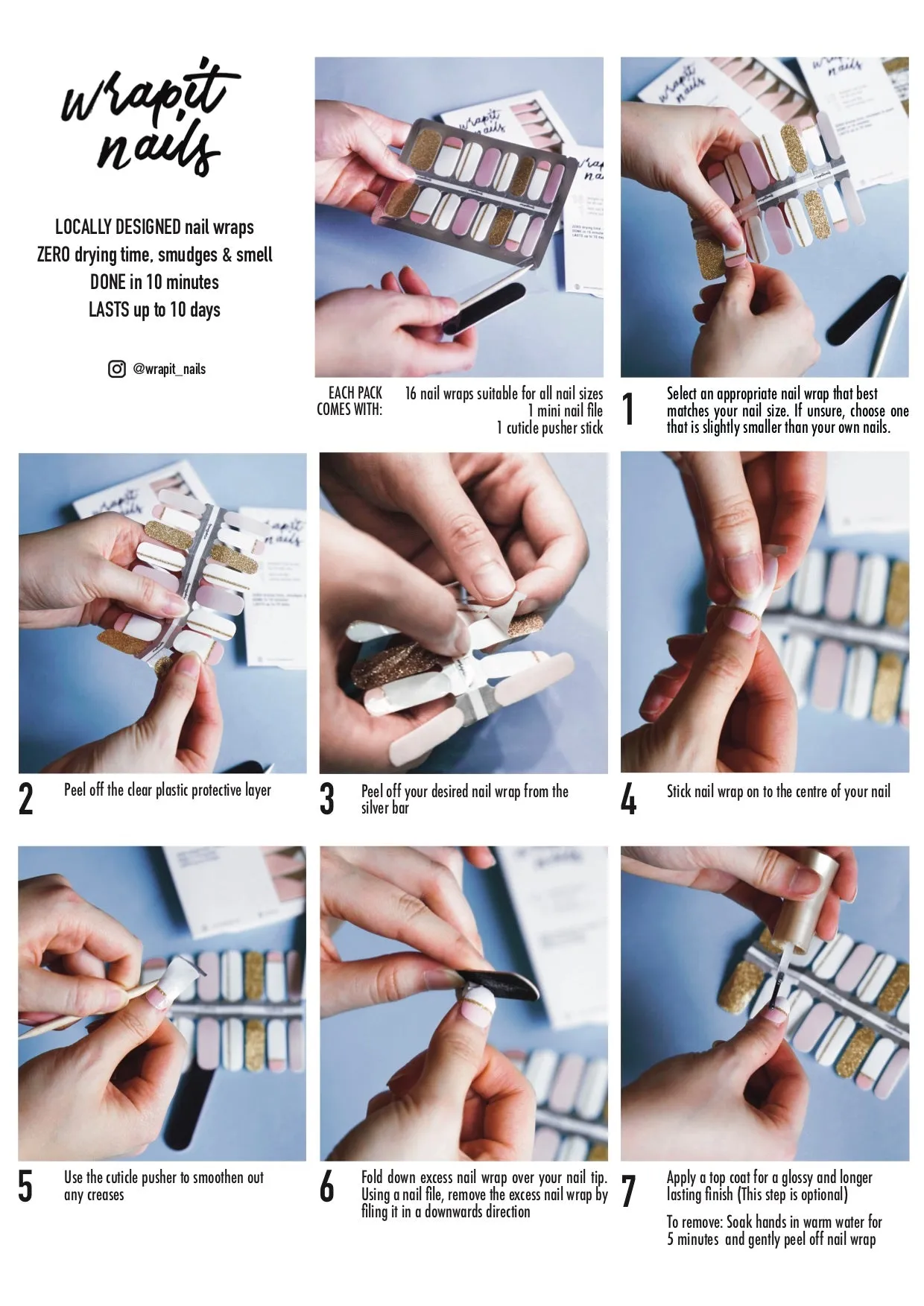WRAPIT NAILS Nail Wrap