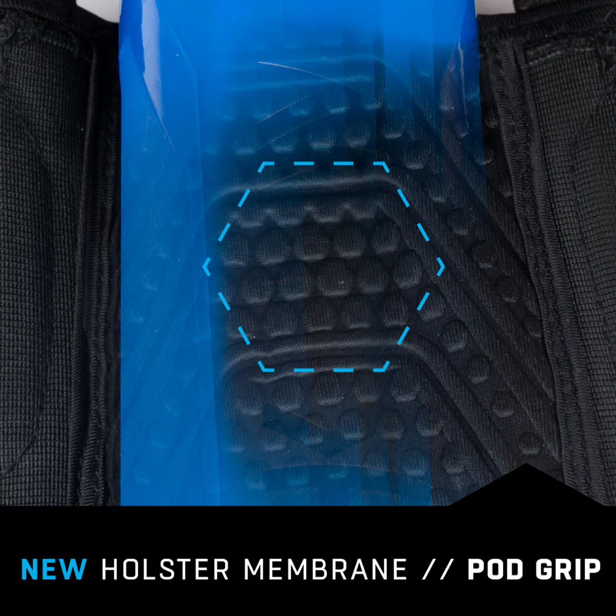 Zero G 2.0 Harness - Black/Blue - 4 3 4